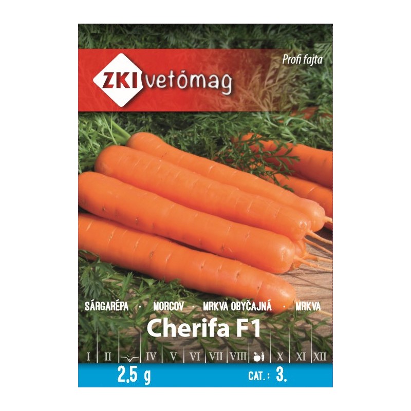 ZKI SÁRGARÉPA CHERIFA F1 2,5G