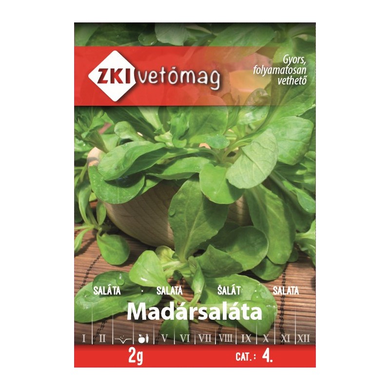 ZKI SALÁTA MADÁRSALÁTA 2G