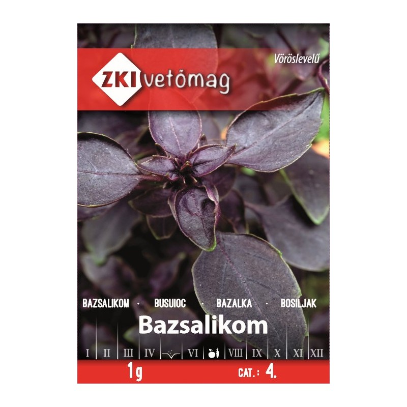 ZKI FŰSZERNÖVÉNY VÖRÖSLEVELŰ BAZS. 1G