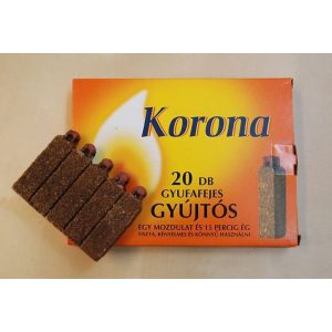 Korona gyújtós gyufafejes 20 db