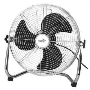 HOME PVR 35 padlóventilátor, 60 W, 3 fokozat, 35 cm-es lapátátmérő, állítható fejdőlésszög, fém lapátok, fém rács